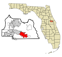 Seminole County Florida Incorporated and Unincorporated areas Oviedo Highlighted